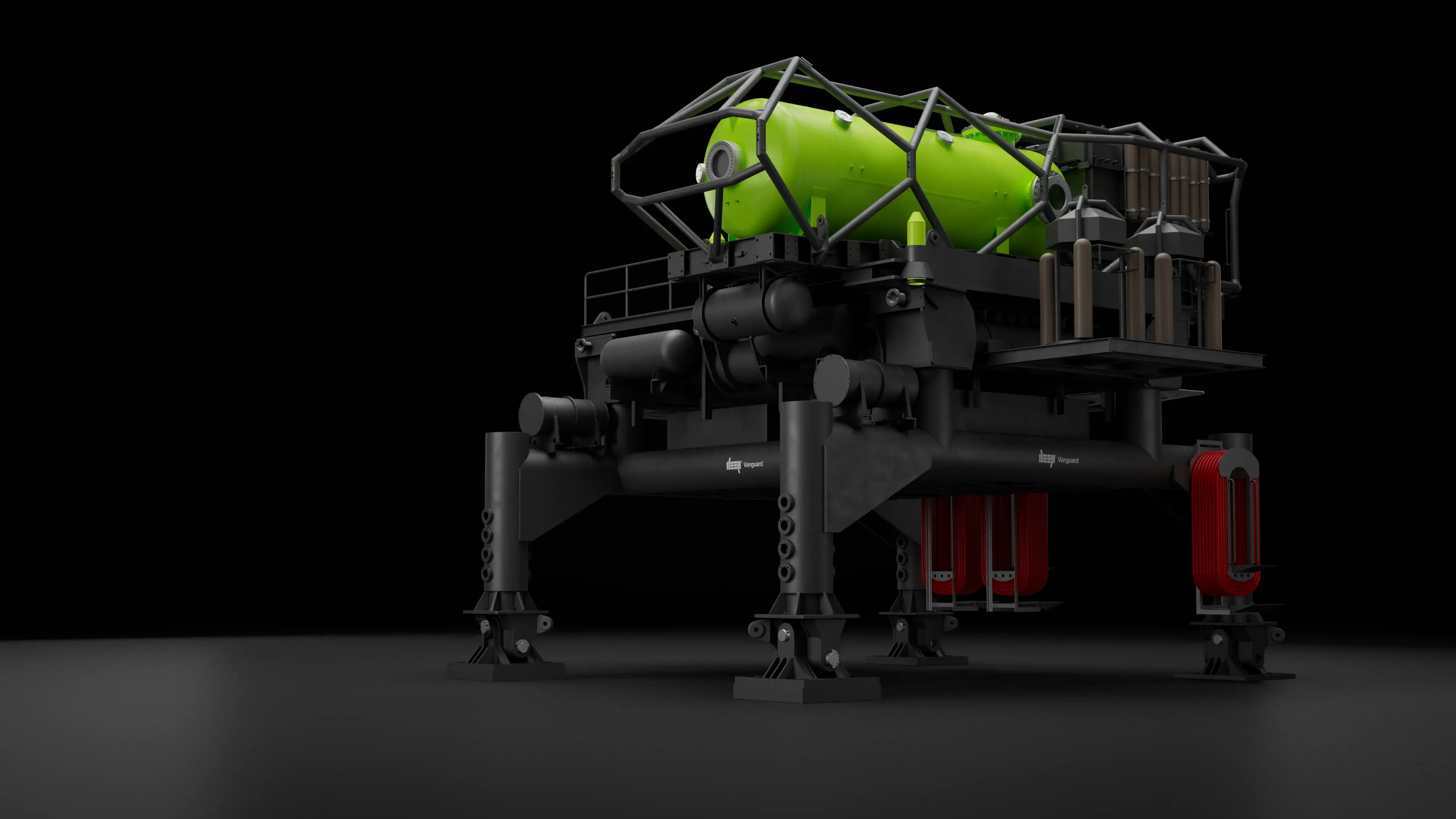 Render of Vanguard on a black background